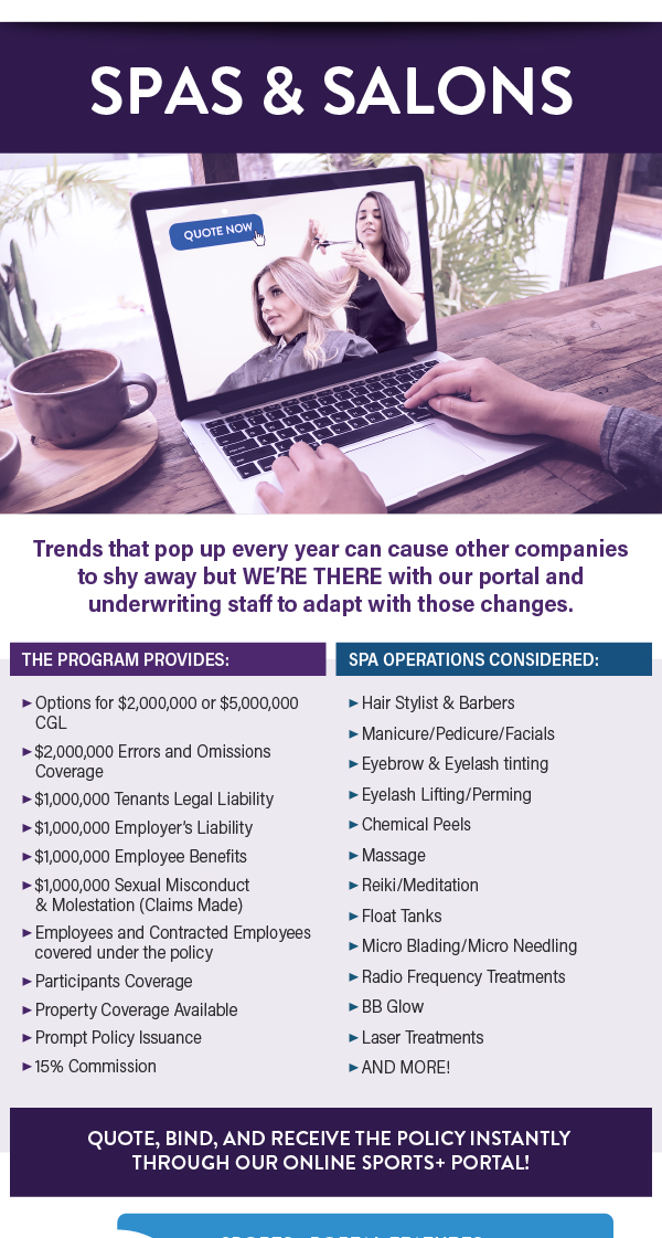 SPAS & SALONS From hair stylists to laser treatments and more!